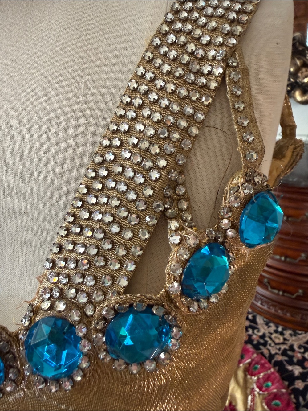 OOAK Vintage Americana Egyptian Revival Cleopatra Costume - Picture 8 of 17